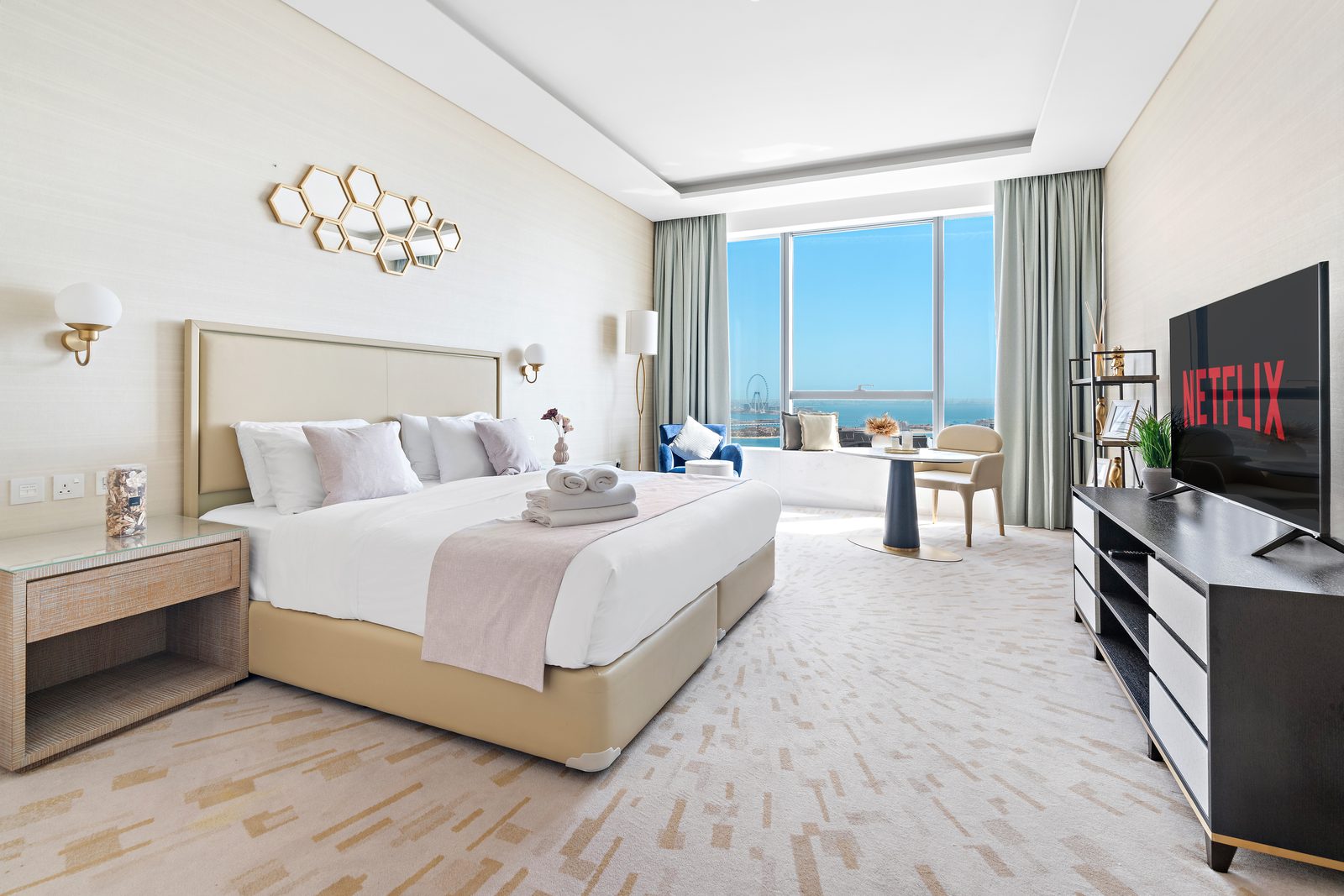 Premium Dubai Palm Tower apartment interior